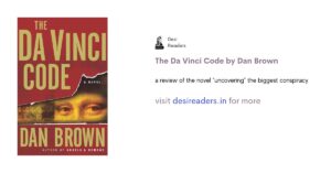 The Da Vinci Code by Dan Brown book review desi readers